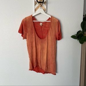 Free People We the Free Saturday linen tee